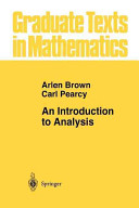 خرید و دانلود نسخه کامل کتاب An Introduction to Analysis