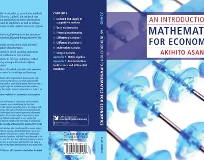 خرید و دانلود نسخه کامل کتاب An introduction to mathematics for economics