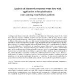 خرید و دانلود نسخه کامل کتاب Analysis of clustered recurrent event data with application to hospitalization rates among renal failure patients