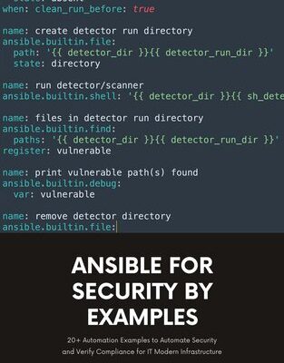 خرید و دانلود نسخه کامل کتاب Ansible For Security by Examples