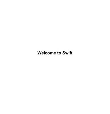خرید و دانلود نسخه کامل کتاب Apple. Welcome to Swift