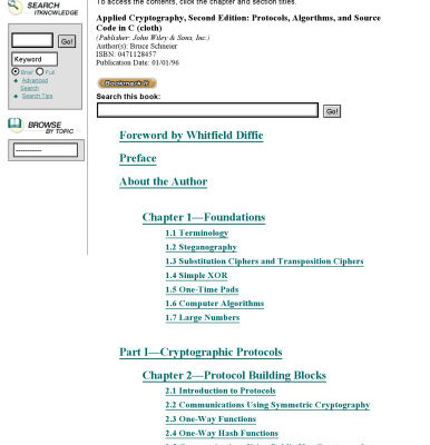 خرید و دانلود نسخه کامل کتاب Applied Cryptography: Protocols, Algorithms, and Source Code in C, 2nd Edition