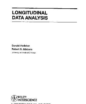 خرید و دانلود نسخه کامل کتاب Applied Longitudinal Data Analysis