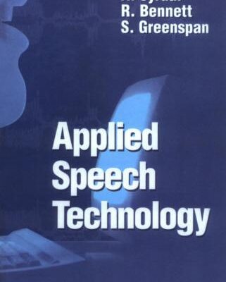 خرید و دانلود نسخه کامل کتاب Applied Speech Technology