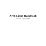 خرید و دانلود نسخه کامل کتاب Arch Linux Handbook: A Simple, Lightweight Linux Handbook