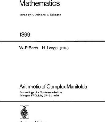 خرید و دانلود نسخه کامل کتاب Arithmetic of Complex Manifolds