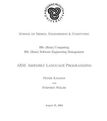 خرید و دانلود نسخه کامل کتاب ARM: Assembly Language Programming