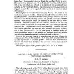 خرید و دانلود نسخه کامل کتاب [Article] Arithmetical Theory of Certain Hurwitzian Continued Fractions