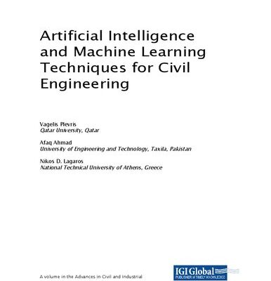 خرید و دانلود نسخه کامل کتاب Artificial Intelligence and Machine Learning Techniques for Civil Engineering