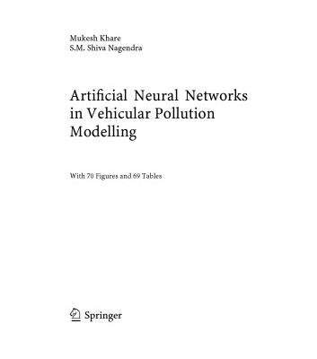 خرید و دانلود نسخه کامل کتاب Artificial Neural Networks In Vehicular Pollution Model