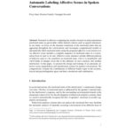 خرید و دانلود نسخه کامل کتاب Automatic Labeling Affective Scenes in Spoken Conversations