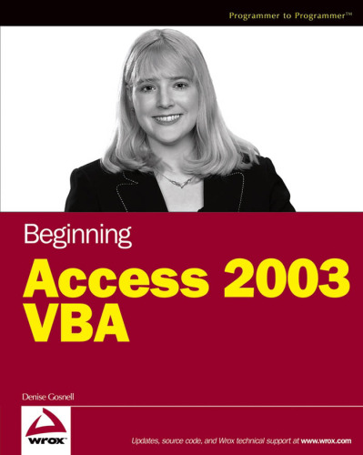 خرید و دانلود نسخه کامل کتاب Beginning Access 2003 VBA