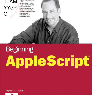 خرید و دانلود نسخه کامل کتاب Beginning AppleScript