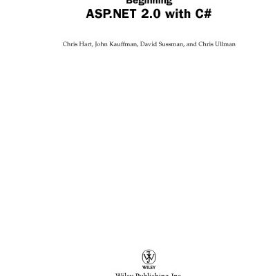 خرید و دانلود نسخه کامل کتاب Beginning ASP.NET 2.0 with C
