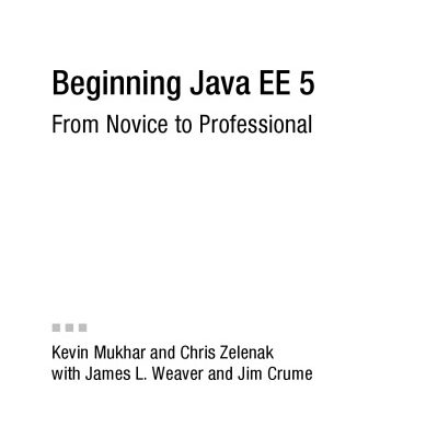 خرید و دانلود نسخه کامل کتاب Beginning Java EE 5