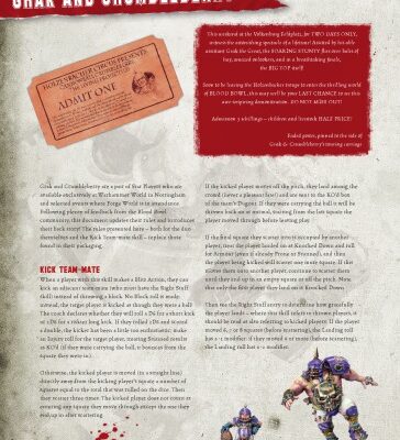 خرید و دانلود نسخه کامل کتاب Blood Bowl: Grak and Crumbleberry