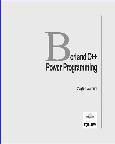 خرید و دانلود نسخه کامل کتاب Borland C++ Power Programming