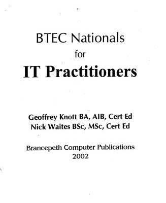 خرید و دانلود نسخه کامل کتاب BTEC Nationals for IT Practioners