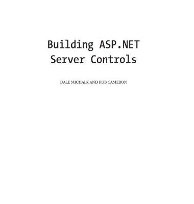 خرید و دانلود نسخه کامل کتاب Building ASP.NET Server Controls
