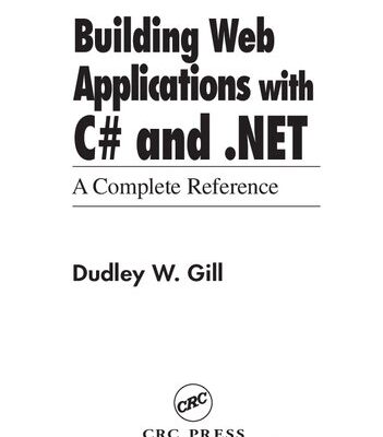 خرید و دانلود نسخه کامل کتاب Building Web Applications with C# and .Net: A Complete Reference