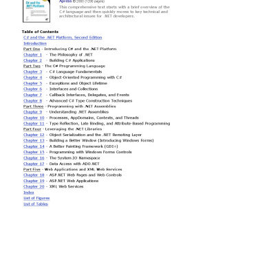 خرید و دانلود نسخه کامل کتاب C# and the .NET Platform