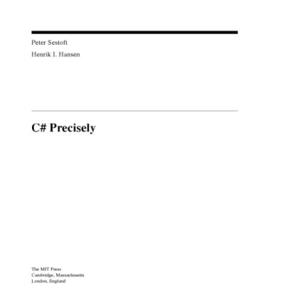 خرید و دانلود نسخه کامل کتاب C# precisely