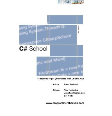 خرید و دانلود نسخه کامل کتاب C# School 14 lessons to get you started with C# and .NET
