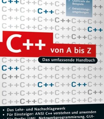 خرید و دانلود نسخه کامل کتاب C++ von A bis Z: Das umfassende Handbuch, 2. Auflage