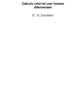 خرید و دانلود نسخه کامل کتاب Calculo vetorial com formas differentiais