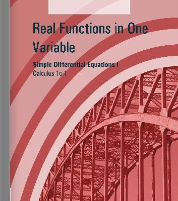 خرید و دانلود نسخه کامل کتاب Calculus 1c-1, Simple Differential Equations I