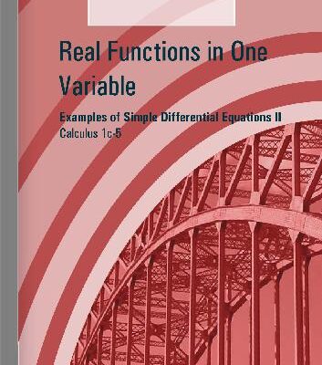 خرید و دانلود نسخه کامل کتاب Calculus 1c-5, Examples of Simple Differential Equations II