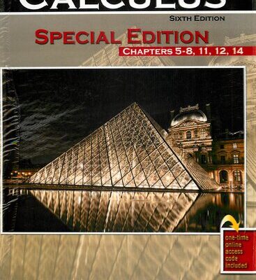 خرید و دانلود نسخه کامل کتاب Calculus: Special Edition Chapters 5-8, 11, 12, 14