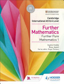 خرید و دانلود نسخه کامل کتاب Cambridge International AS & A Level Further Mathematics Further Pure Mathematics 1
