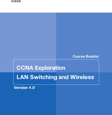 خرید و دانلود نسخه کامل کتاب CCNA Exploration Course Booklet: LAN Switching and Wireless, Version 4.0