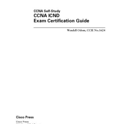 خرید و دانلود نسخه کامل کتاب CCNA ICND Exam Certification Guide (CCNA Self-Study)