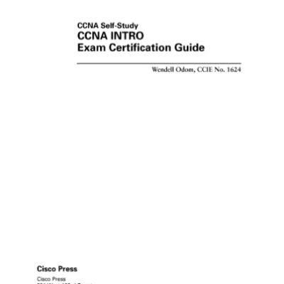 خرید و دانلود نسخه کامل کتاب CCNA INTRO Exam Certification Guide (CCNA Self-Study, 640-821, 640-801)
