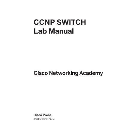 خرید و دانلود نسخه کامل کتاب CCNP SWITCH Lab Manual