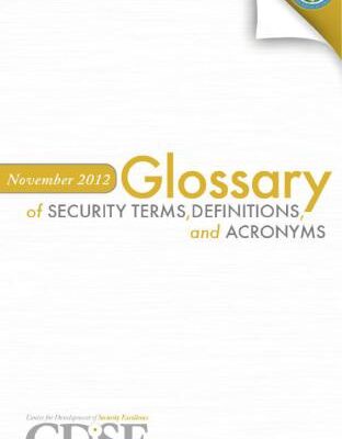 خرید و دانلود نسخه کامل کتاب CDSE. Glossary of Security Terms, Definitions, and Acronyms