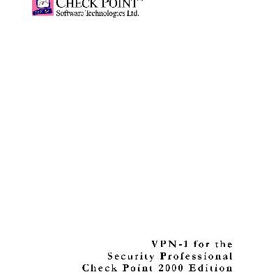 خرید و دانلود نسخه کامل کتاب Check Point 2000 VPN-1 for the Security Professional