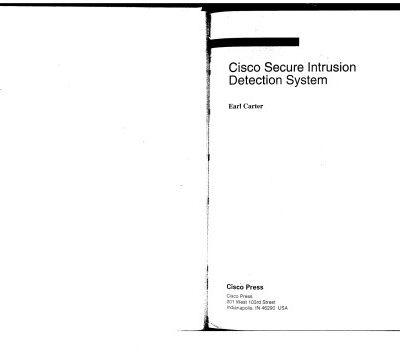 خرید و دانلود نسخه کامل کتاب Cisco Secure Intrusion Detection System