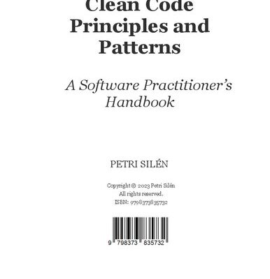 خرید و دانلود نسخه کامل کتاب Clean Code Principles And Patterns : A Software Practitioner’s Handbook