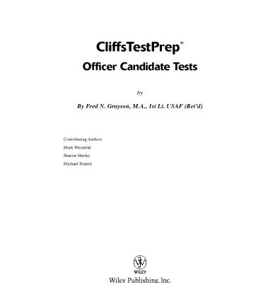 خرید و دانلود نسخه کامل کتاب CliffsTestPrep Officer Candidate Tests