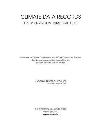 خرید و دانلود نسخه کامل کتاب Climate Data Records from Environmental Satellites, National Academy