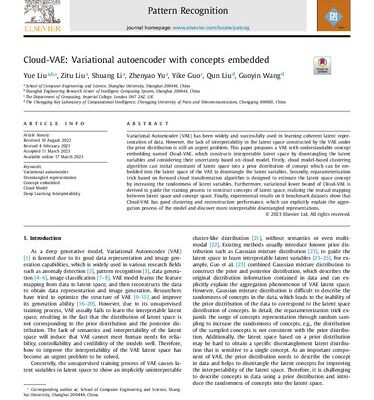 خرید و دانلود نسخه کامل کتاب Cloud-VAE: Variational autoencoder with concepts embedded