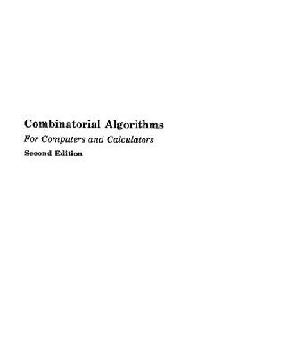 خرید و دانلود نسخه کامل کتاب Combinatorial algorithms for computers and calculators