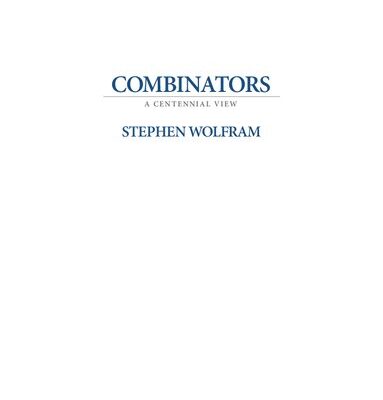 خرید و دانلود نسخه کامل کتاب Combinators: A Centennial View