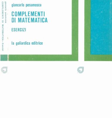 خرید و دانلود نسخه کامل کتاب Complementi di Matematica – Esercizi