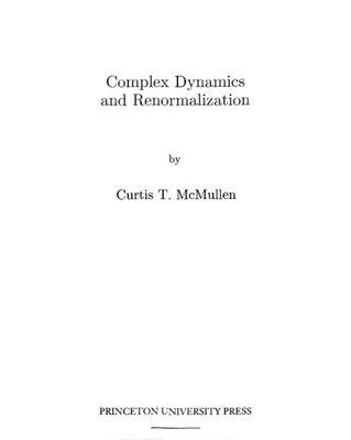 خرید و دانلود نسخه کامل کتاب Complex Dynamics and Renormalization