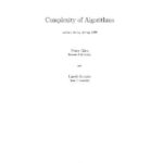 خرید و دانلود نسخه کامل کتاب Complexity of algorithms