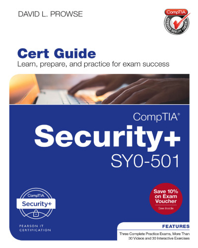 خرید و دانلود نسخه کامل کتاب CompTIA Security+ SY0-501 Cert Guide